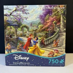 Disney Thomas Kinkade Jigsaw Puzzle 750 Pc "Snow White Dancing in the Sunlight"